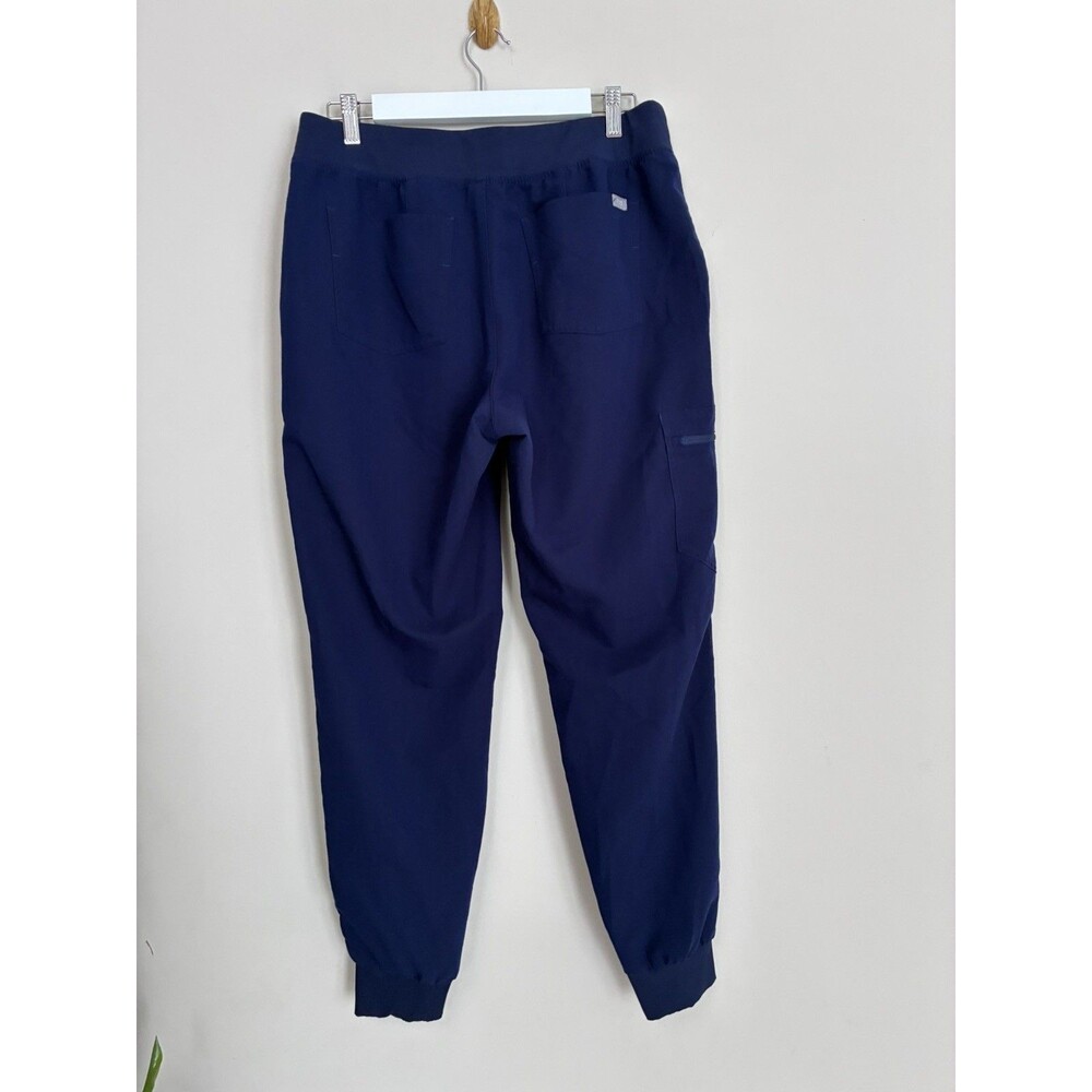 FIGS Women's Zamora Jogger Scrub Pants cargo pockets drawstring Size L